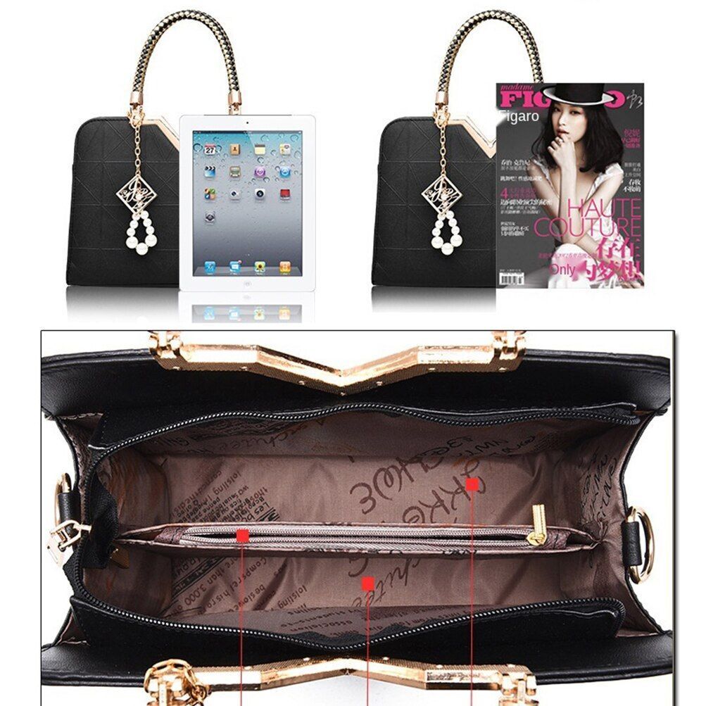 Shoulder Bag Fashion Handbags High Quality Unusual Synthetic Shell Purse Zipper