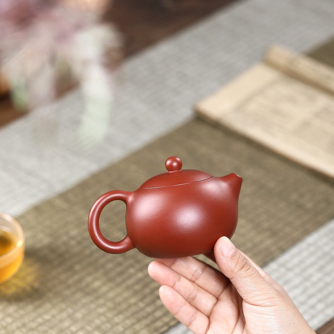 150ml Marked Tea Pot Real Yixing Zisha Zhu Clay Xishi Pot Handmade Kungfu Teapot