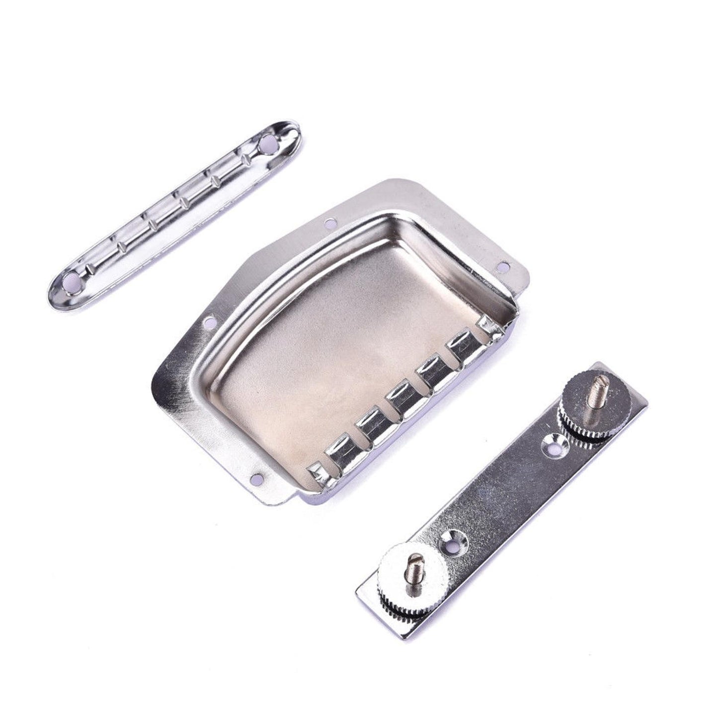 Fixed Bridge+Tailpiece Cover Protector Set For Teisco Vintage Electric Guitar