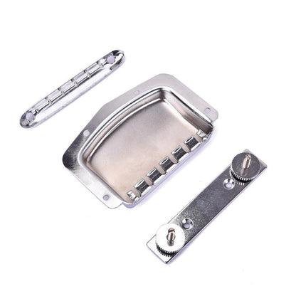Fixed Bridge+Tailpiece Cover Protector Set For Teisco Vintage Electric Guitar