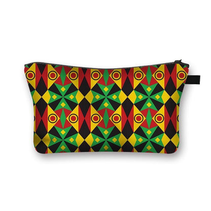 Print Cosmetic Bag Makeup Purse Cosmetic Case Lipstick Storage Bags Traveling