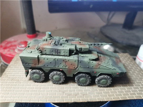 3D Printed 1/72 German Boxer Dog Armored Vehicle Finished Tank Product