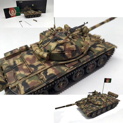 1/72 Afghan T62BDD 1984 main Battle tank camouflage finished model