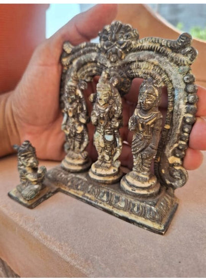 Antique Vintage Old Lord Ram Darbar Collectible statue Brass Idol Figurine