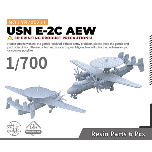 Yao's Studio LYR700231 1/700 Military Model Kit USN E-2C AEW