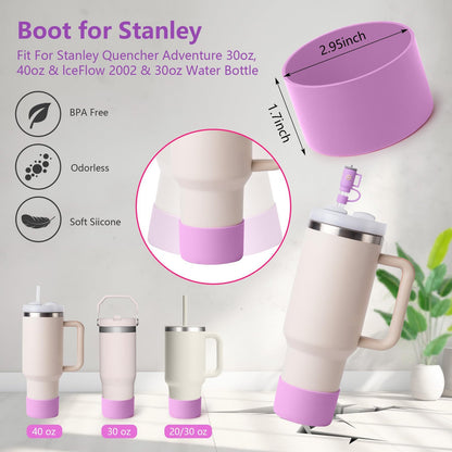 7Pcs Accessories Set for Stanley Cup 40 30oz Insulated Sleeve Travel Cup Holder