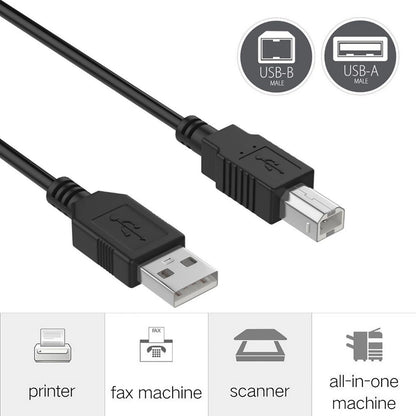 NEW USB 2.0 A TO B High Speed Printer Scanner Premium Cable Cord 1.5m Lot
