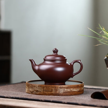On Sales Marked Tea Pot Real Yixing Zisha Purple Zhu Clay Master Pot Handmade