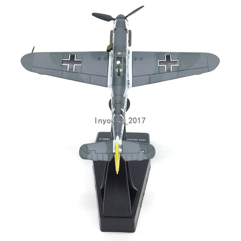 1/72 1942 WWII Bf-109 Fighter Aircraft Plane Diecast Model Collection for Men