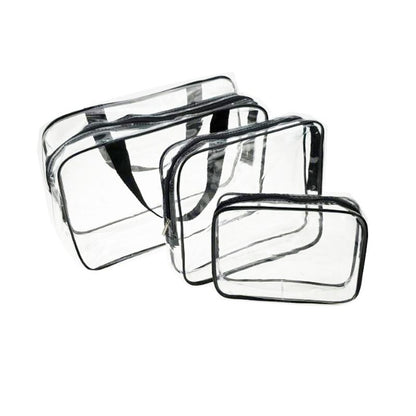 Traveling Transparent Cosmetic Makeup Bag Organizer Toiletry Case Waterproof PVC