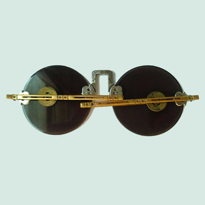China Shanghai Old Folk Glasses Plain Crystal Sunglasses