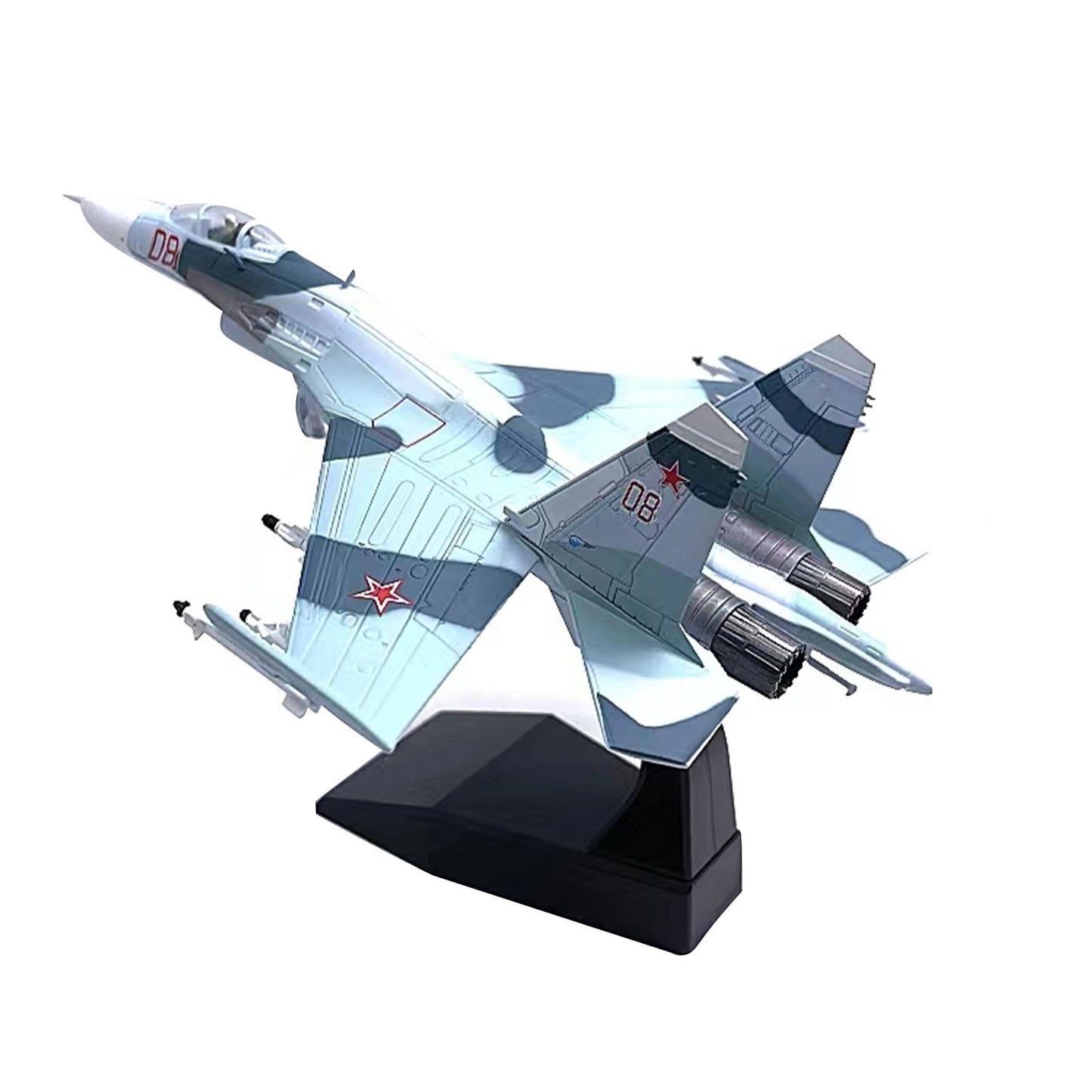 1/100 U-27 Flanker Heavy Aircraft Model Simulation Fighter Aviation Military