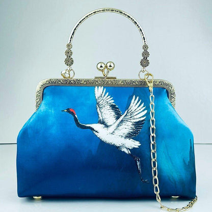 Evening Shell Bags Printing Crossbody Bags Handbags Chain Shoulder Messenger Bag