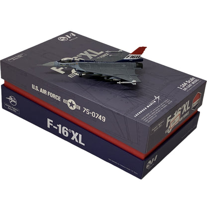 S14 1/144 US Air Force F16XL Fighter F-16XL XL-1 Prototype 75-0749 Alloy Model