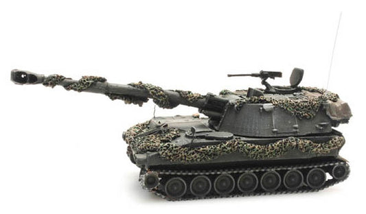 ARTITEC B M109 A2 155mm ready for combat with net 1/87 FINISHED MODEL TANK