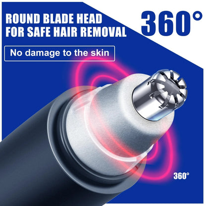 Electric Nose Ear Hair Trimmer Face Eyebrow Mustache Beard Shaver Clipper Unisex