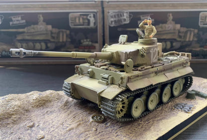 1:32 FOV German Tiger 501 Heavy Tank North Africa Tunisia Diecast Armor Model