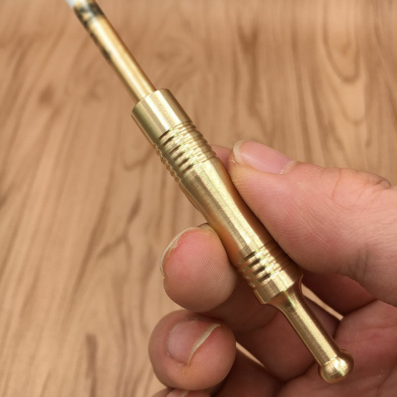 迷你纯铜烟盒老式带过滤元件便携式 1 件-