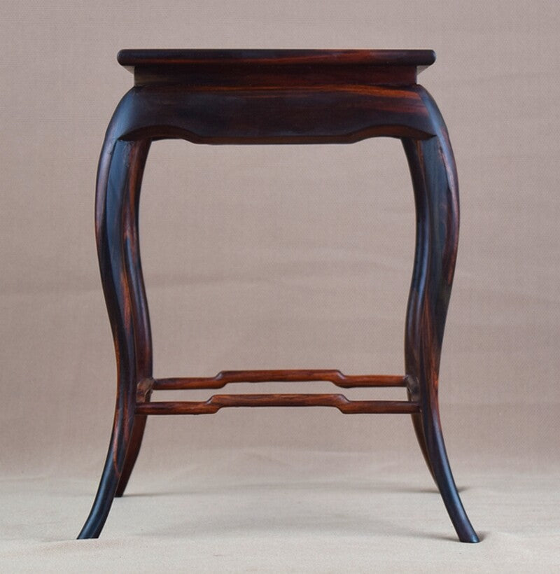 Chinese Rosewood Long Leg Display Rack Art Statue Bonsai Pot Base Home Decor