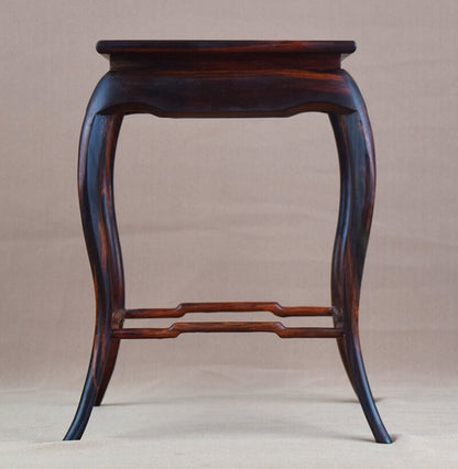 Chinese Rosewood Long Leg Display Rack Art Statue Bonsai Pot Base Home Decor