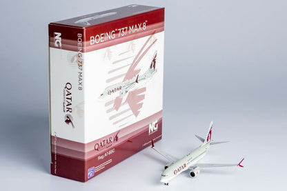 1:400 NG Model QATAR BOEING 737 MAX 8 Passenger Airplane Diecast Aircraft Model
