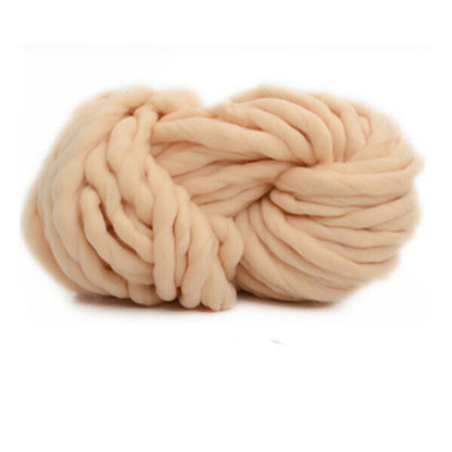 Hot Sale 250g Chunky Wool Yarn Bulky Arm Knitting Wool Roving Crocheting Yarn
