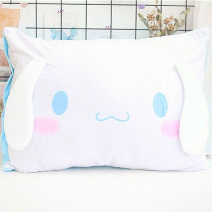 Hello Kitty Kuromi My Melody Cinnamoroll Bed Pillow Case Cover Soft Pillowcase A