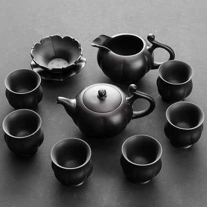 Complete Tea Set True Yixing Zisha Tea Pot Pitcher Matching Tea Cup Filter Net