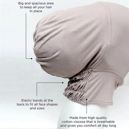 Women Under Scarf Turban Hat Modal Hijab Cap Islamic Muslim Soft Stretch Hijab ⊰