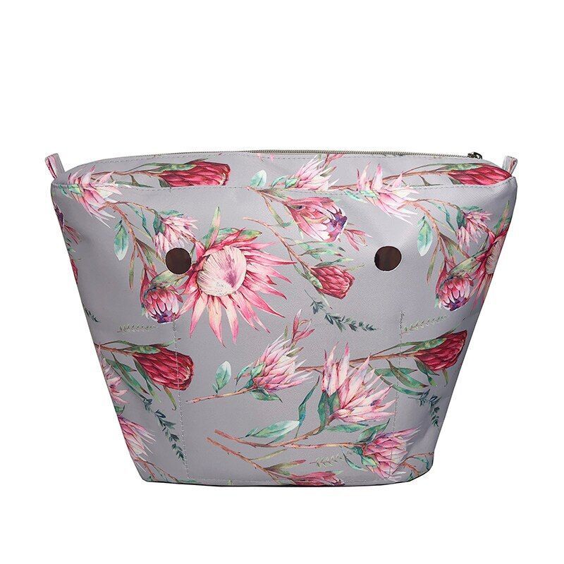 Canvas Waterproof Inner Pocket Lining Insert Women Handbag Silicone Accessories