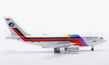 1:200 InFlight Ecuatoriana Airbus A310 HC-BRB Airplane Diecast Aircraft Model