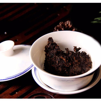 357g Yunnan Menghai Arbor 2009 Royal Court Jinya Mellow Pu'er Tea Ripe Tea Cake