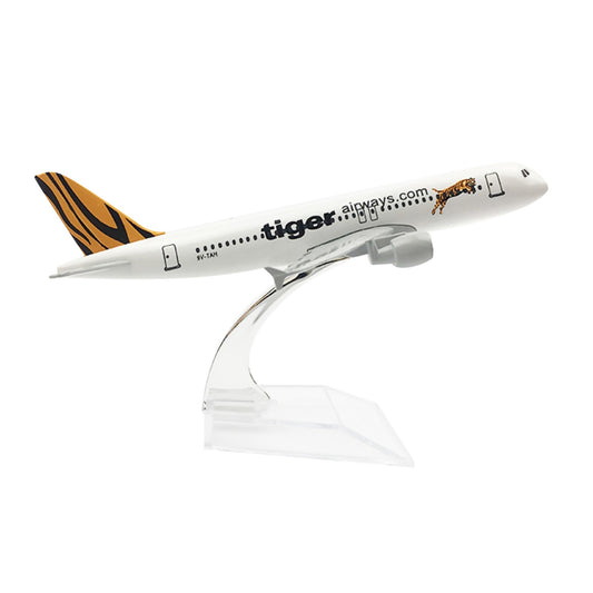 1/400 16cm Singapore Tiger A320 Alloy Plane Aircraft Model Diecast Airplane q