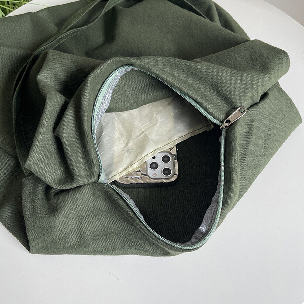 Canvas Shoulder Bag Large Capacity Handbags Travel Bag Messenger Bag Tote Bag