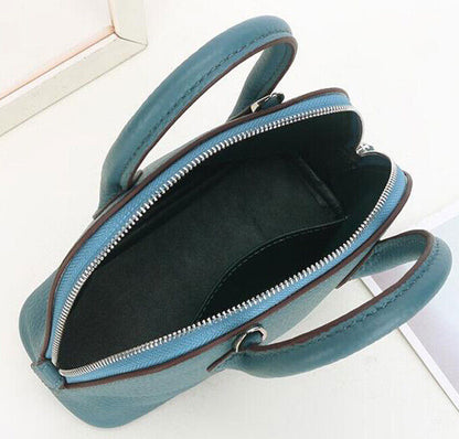 Women's Mini Bag Genuine Leather Shell-Shaped Handbag Luxury Bag Crossbody Purse
