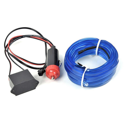 4M LED Car Interior Wire Neon String Strip Lights Atmosphere Glow Decor Lamp