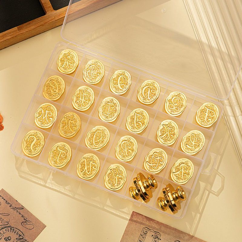 Wax Seal Stamp Head Metal Invitation Greeting Card Wedding Styling Tools 8-24Pcs