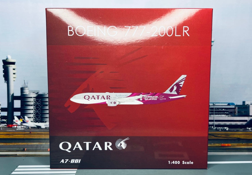 1:400 Phoenix QATAR BOEING 777-200LR Passenger Airplane Diecast Aircraft Model