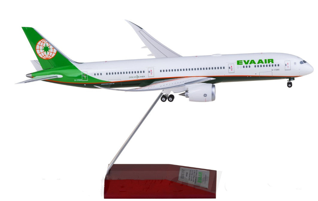 1:200 32CM Hogan EVA AIR BOEING 787-9 Passenger Aircraft ABS Plastic Plane Model