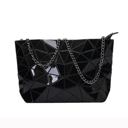 Chain Shoulder Bag Fashion Geometric Messenger Bags Crossbody Clutch 28*18*7.5CM