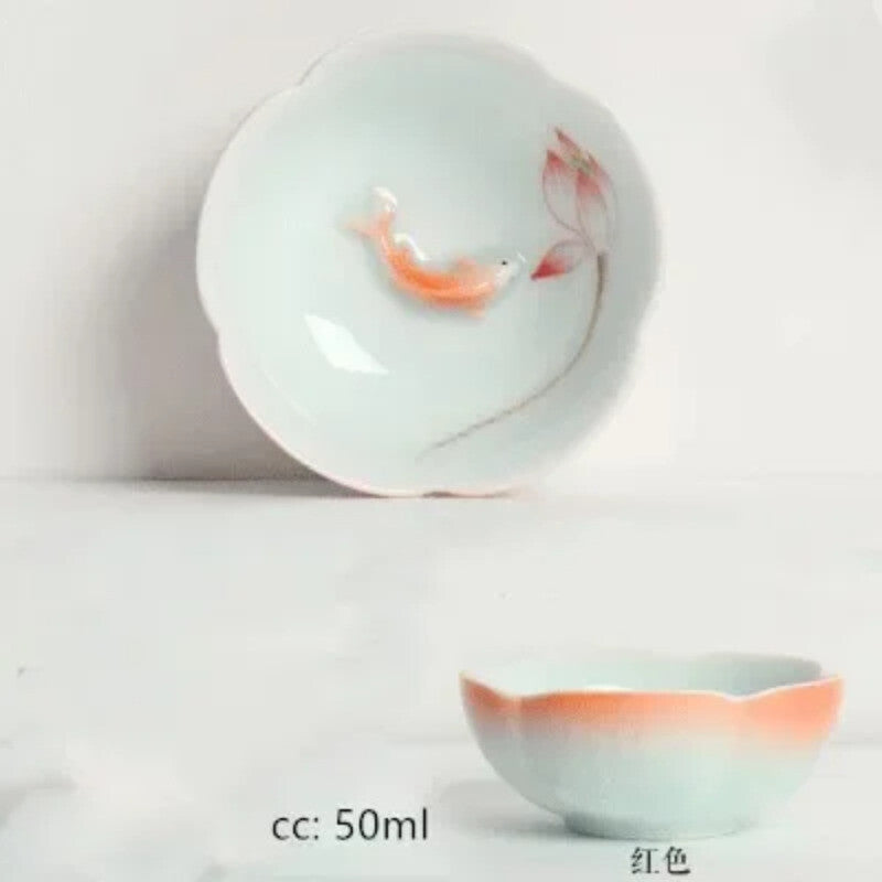 Hand-painted Ceramic Teacups Tea Sets Household Chinese Tea Sets