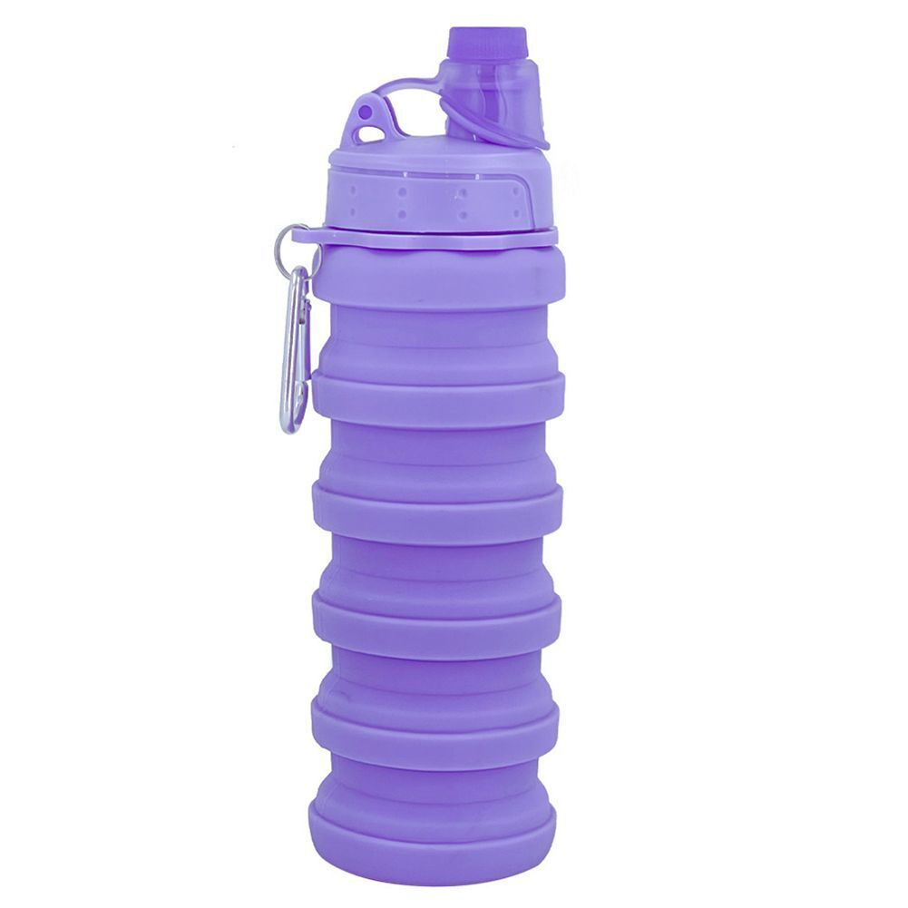 500ml Silicone WaterBottle Leakproof Portable Sport Kettle Foldable Water Bottle