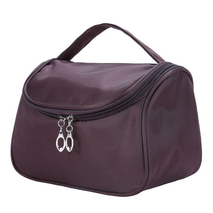 Nylon Fabric Storage Bag Wash Makeup Case Large Cosmetic Purse 14*22*14CM Travel