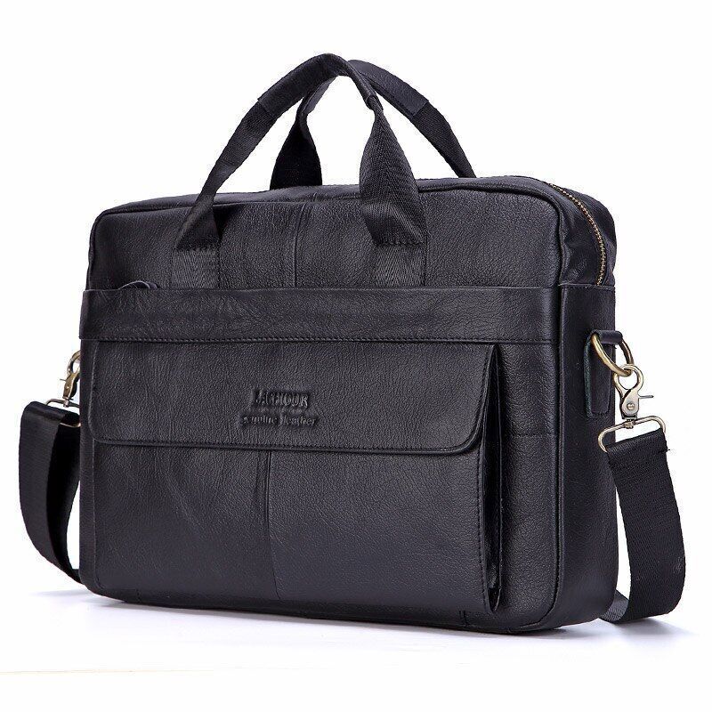 Men Genuine Leather Handbags Leather Travel Bags Men's Crossbody Shoulder Bag
