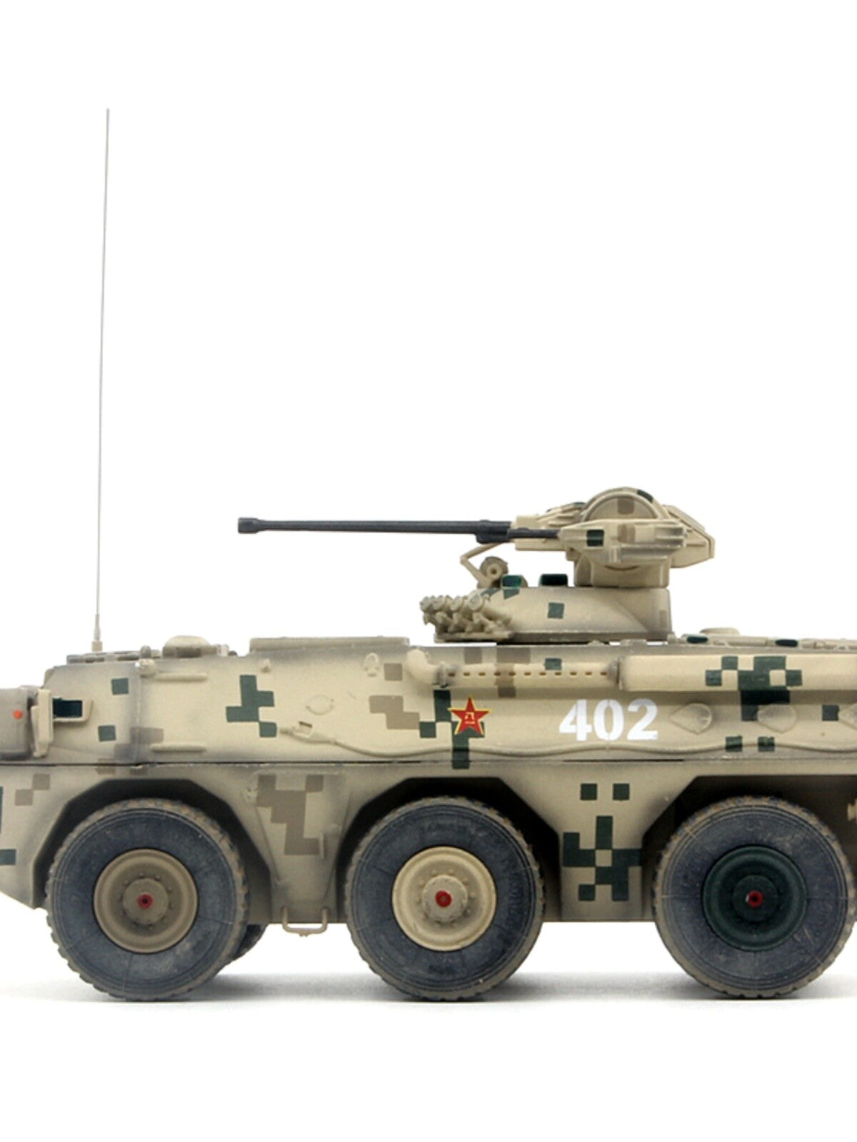 UNISTAR 1/72 China 92 wheeled infantry armored vehicle model digital sand paint