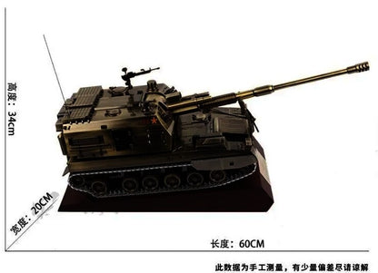 1:18 60CM PLZ-05 155MM Self-propelled Howitzer Diecast Army Military Armor Model