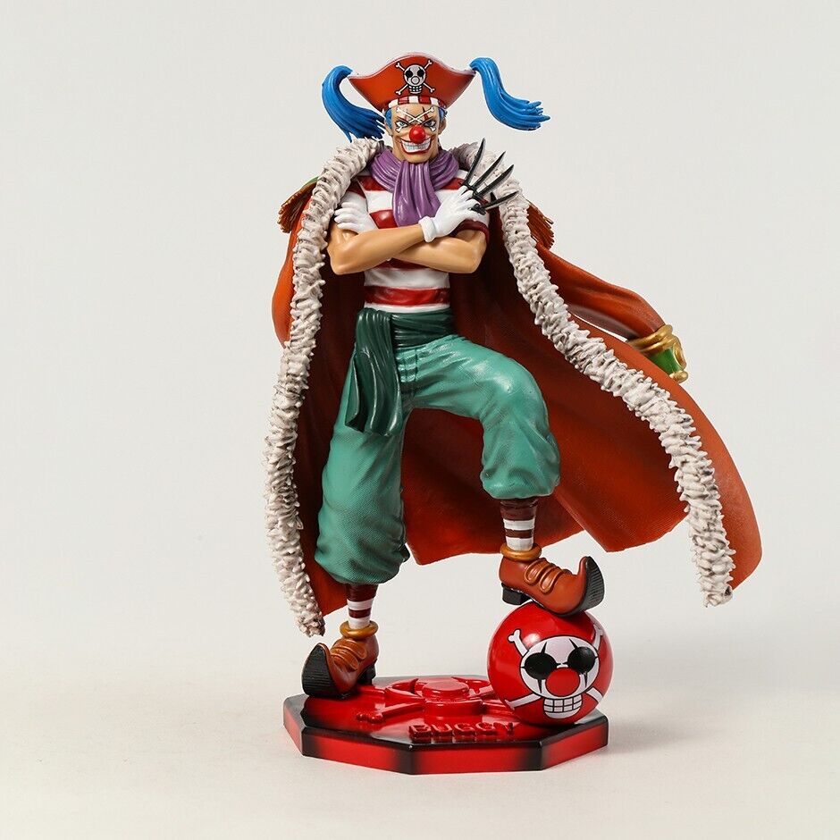 Anime One Piece Figure Buggy PVC Action Figure Collectible Model Toy Statue Doll