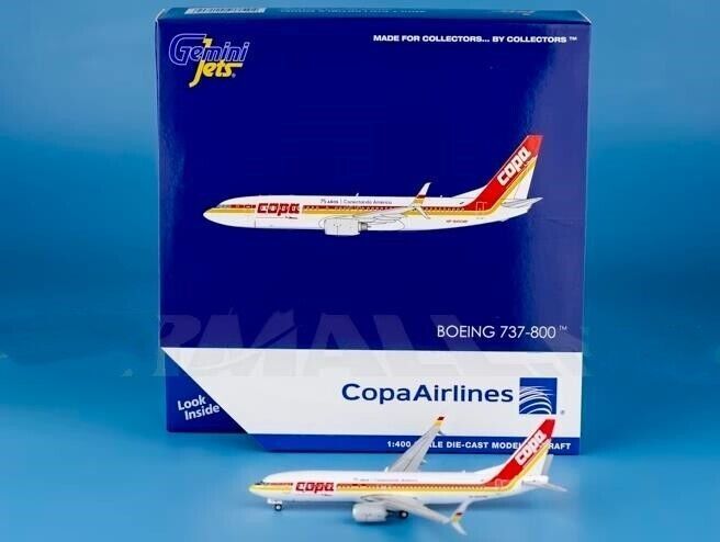 1:400 GeminiJets Copa BOEING 737-800S Passenger Airplane Diecast Aircraft Model
