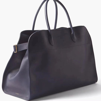Cowhide Handbag Single Shoulder Bag Large 36 CM Strap Tote Purse 38*27*24 CM Red