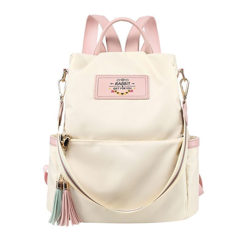 Women Backpack Canvas Teenage Bags Candy Color School Bag Outdoor Travel College
